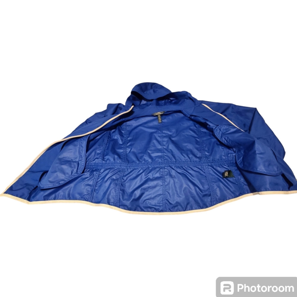 Lauren Ralph Lauren Women's Windbreaker Jacket Blue no Lining‎ M - Picture 2 of 7